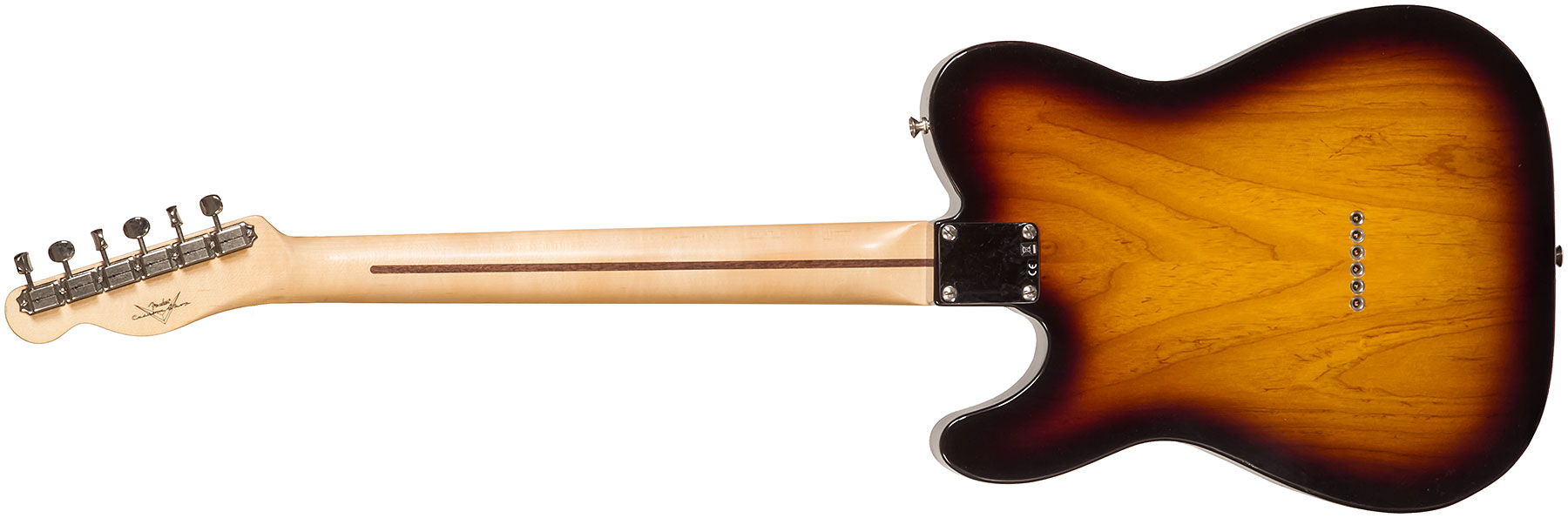 Fender Custom Shop Tele Thinline '50s 2s Ht Mn #r128616 - Closet Classic 2-color Sunburst - Guitarra eléctrica con forma de tel - Variation 1