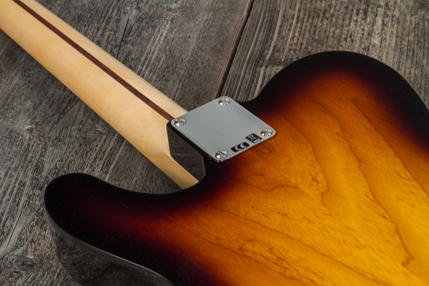 Fender Custom Shop Tele Thinline '50s 2s Ht Mn #r128616 - Closet Classic 2-color Sunburst - Guitarra eléctrica con forma de tel - Variation 8