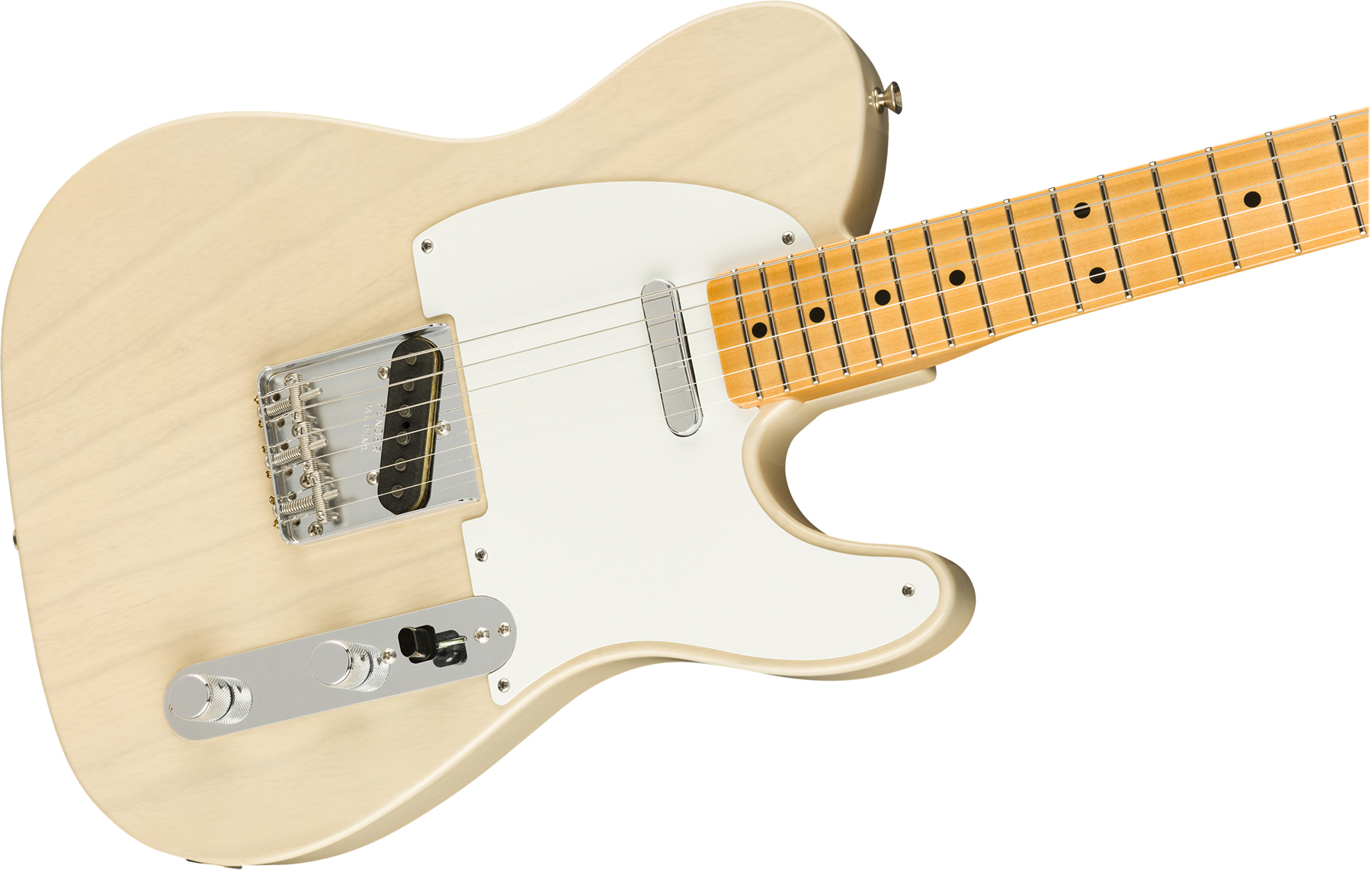 Fender Custom Shop Tele Vintage Custom 1958 Top Load Ltd Mn - Nos Aged White Blonde - Guitarra eléctrica con forma de tel - Variation 2