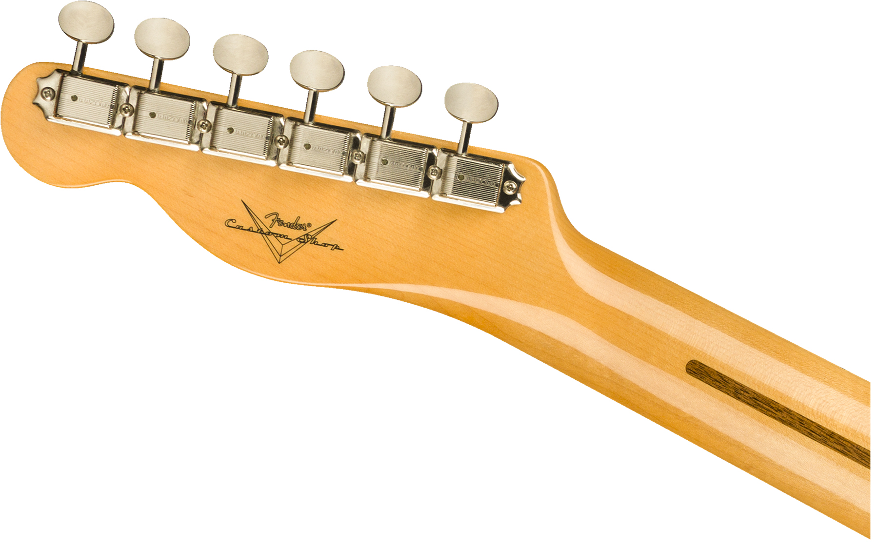 Fender Custom Shop Tele Vintage Custom 1958 Top Load Ltd Mn - Nos Aged White Blonde - Guitarra eléctrica con forma de tel - Variation 3