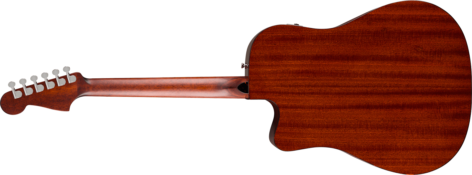 Fender Deluxe Redondo Ce California Dreadnought Cw Epicea Acajou Noy - Black - Guitarra folk - Variation 1