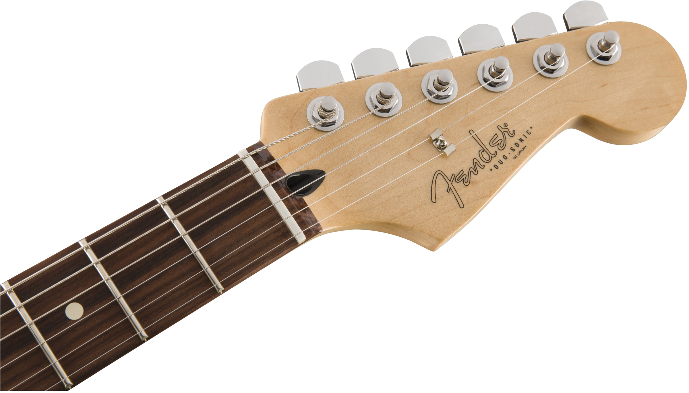 Fender Duo-sonic Hs Offset Mex Pf Diapason Court - Black - Guitarra electrica retro rock - Variation 3