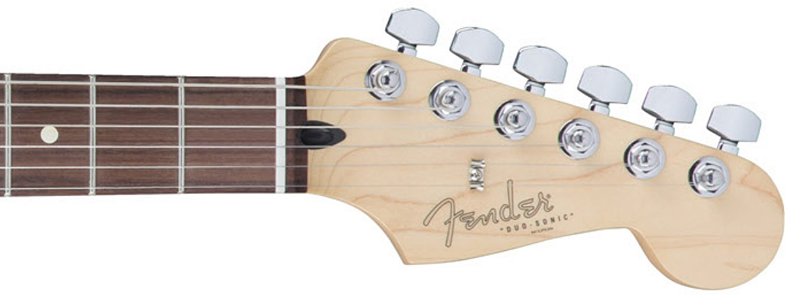 Fender Duo-sonic Hs Offset Mex Rw Diapason Court 2016 - Surf Green - Guitarra electrica retro rock - Variation 2
