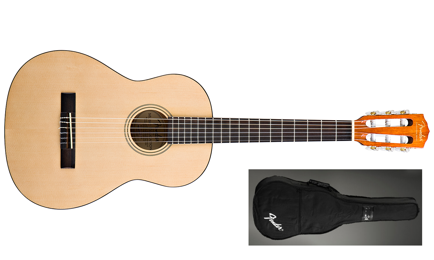 Fender Esc105 Educational Natural - Guitarra clásica 4/4 - Variation 1