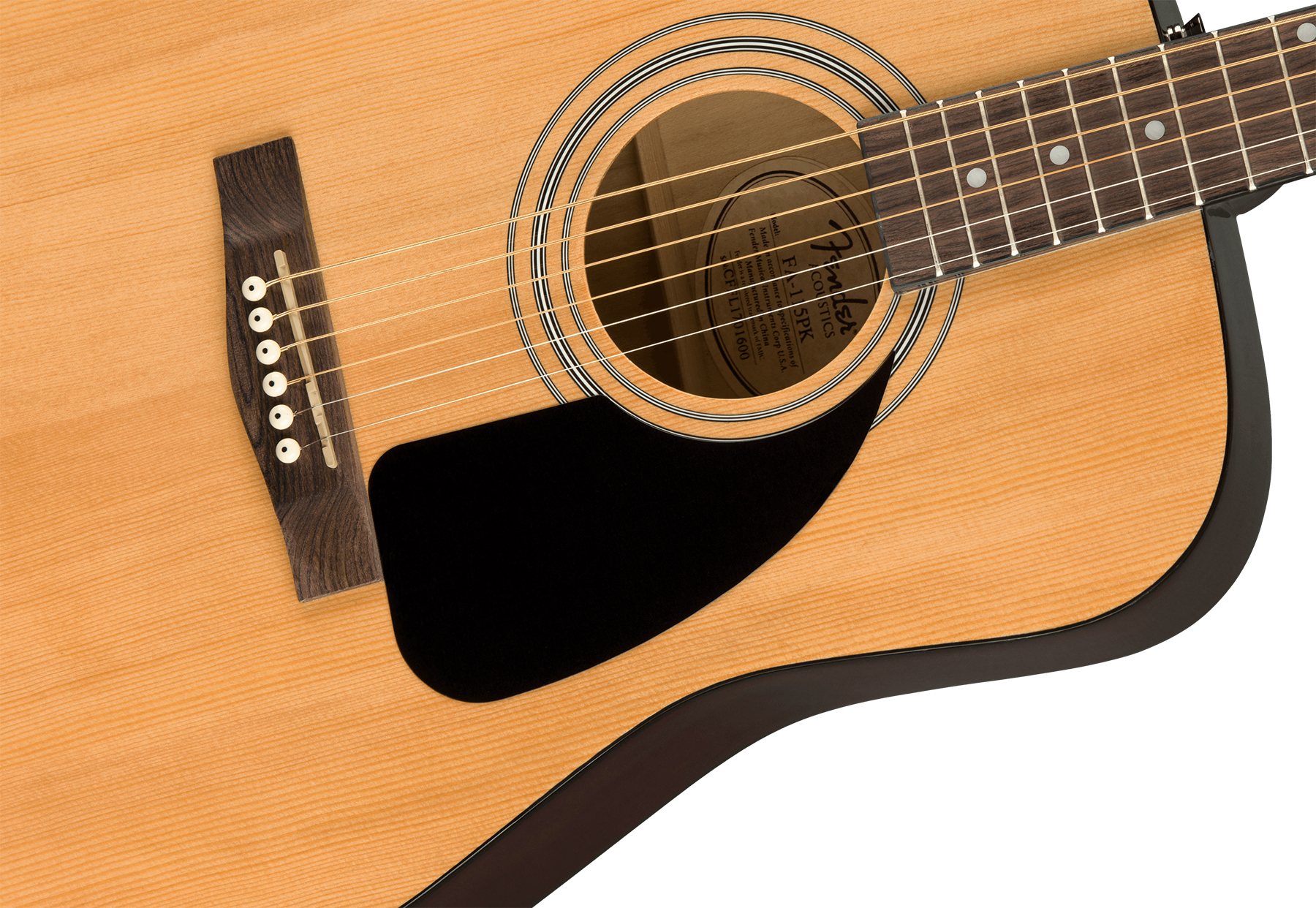 Fender Fa-115 Pack Dreadnought Epicea Acajou Wal - Natural - Pack guitarra acústica - Variation 4