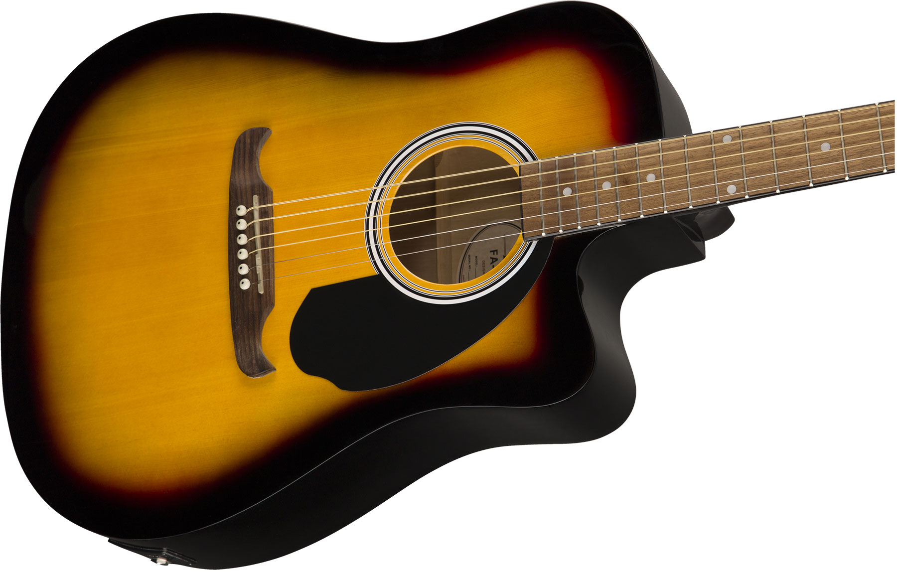 Fender Fa-125ce Dreadnought Alternative Epicea Acajou Wal - Sunburst - Guitarra electro acustica - Variation 2