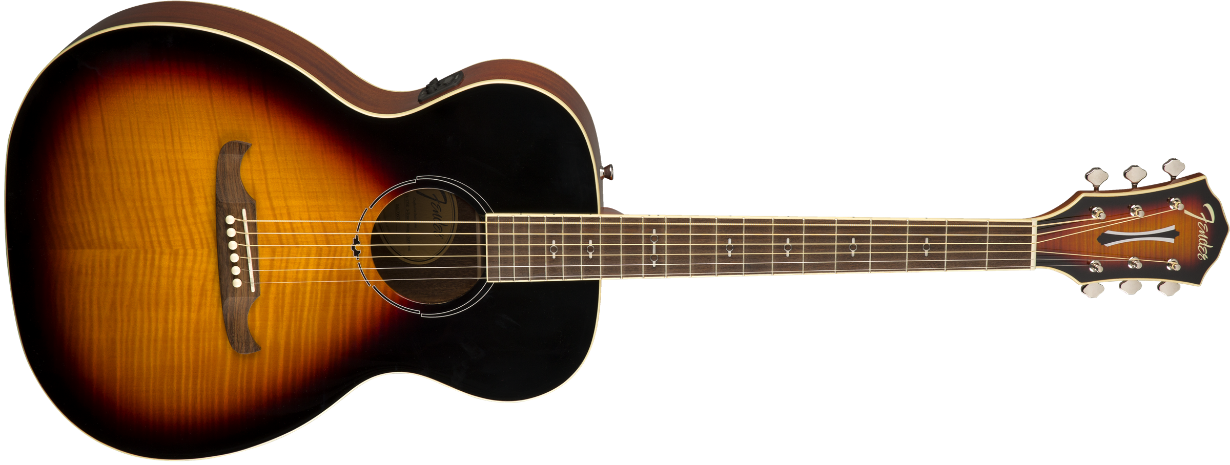 Fender Fa-235e Alternative Concert Erable Acajou Lau - 3-color Sunburst - Guitarra electro acustica - Variation 5