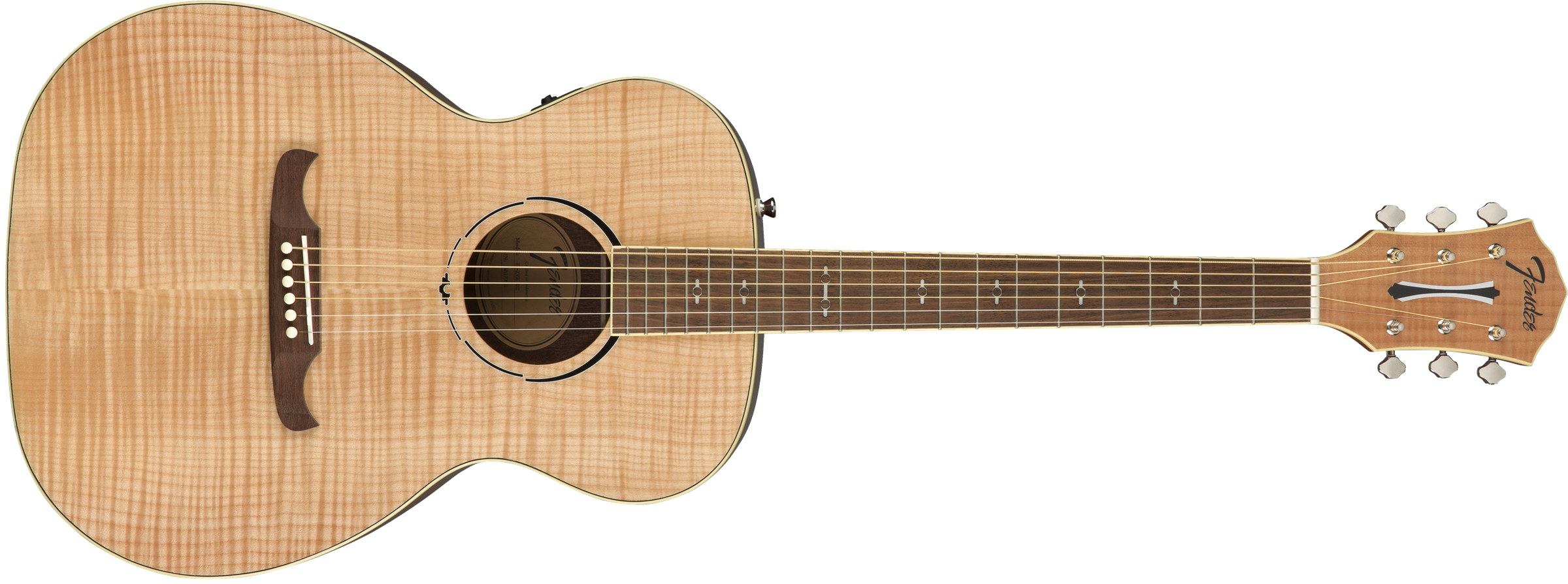 Fender Fa-235e Alternative Concert Erable Acajou Lau - Natural - Guitarra electro acustica - Variation 1
