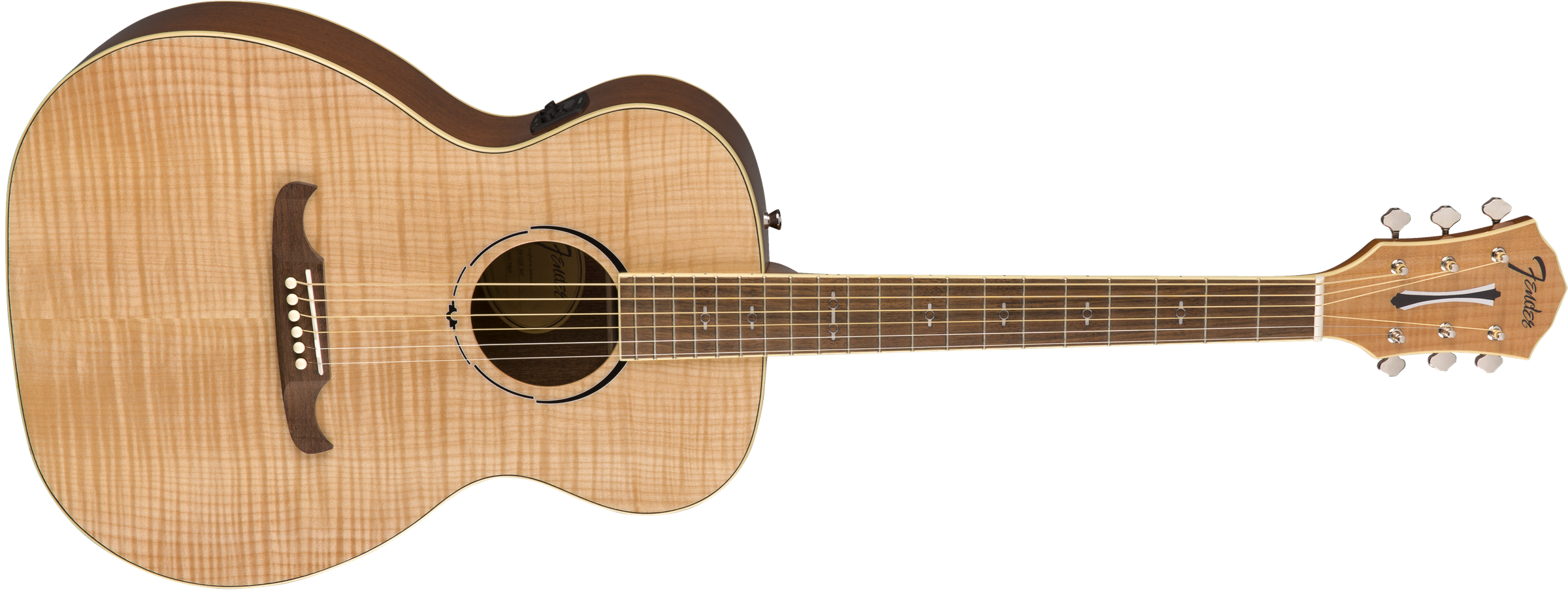 Fender Fa-235e Alternative Concert Erable Acajou Lau - Natural - Guitarra electro acustica - Variation 3