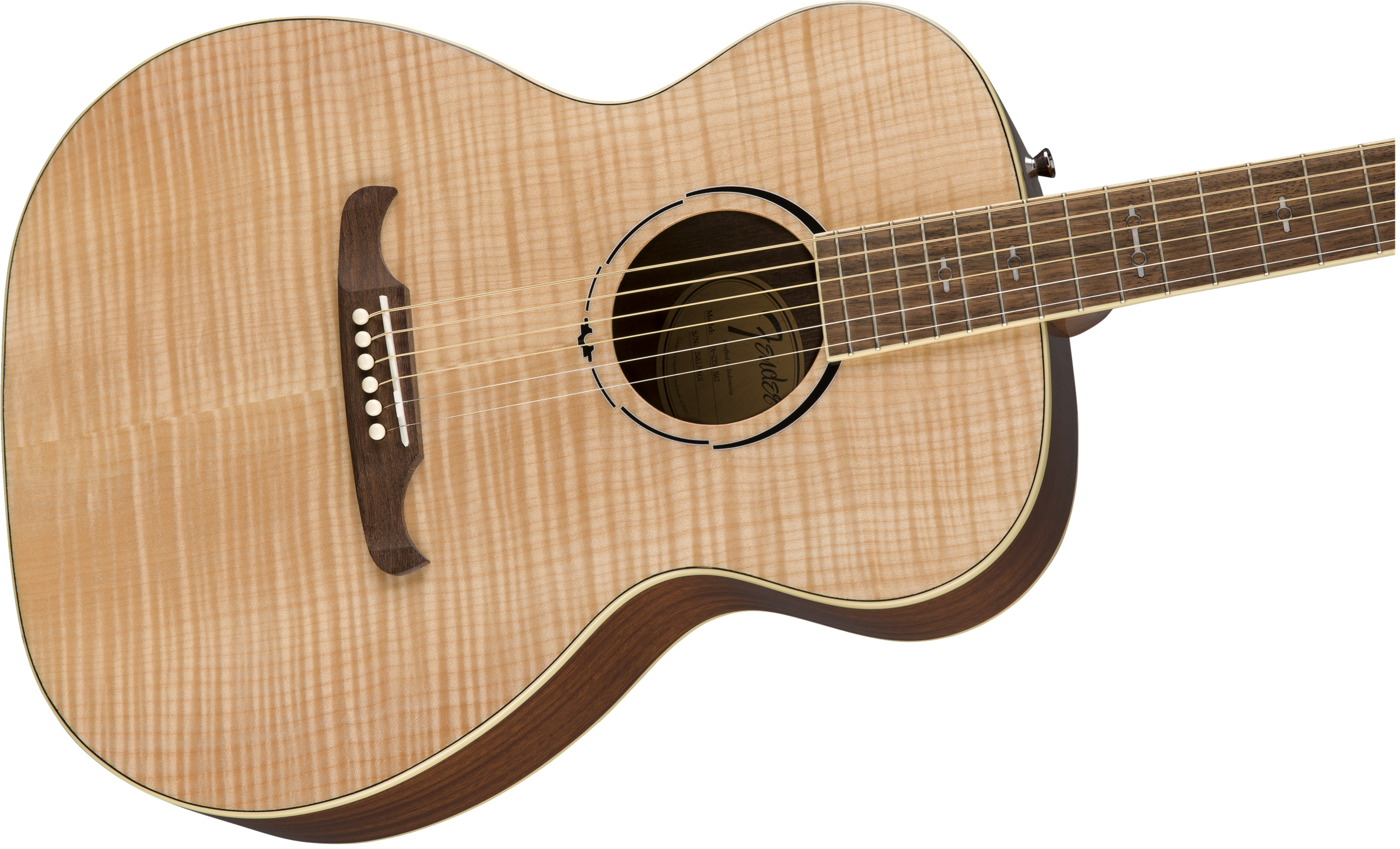 Fender Fa-235e Alternative Concert Erable Acajou Lau - Natural - Guitarra electro acustica - Variation 5