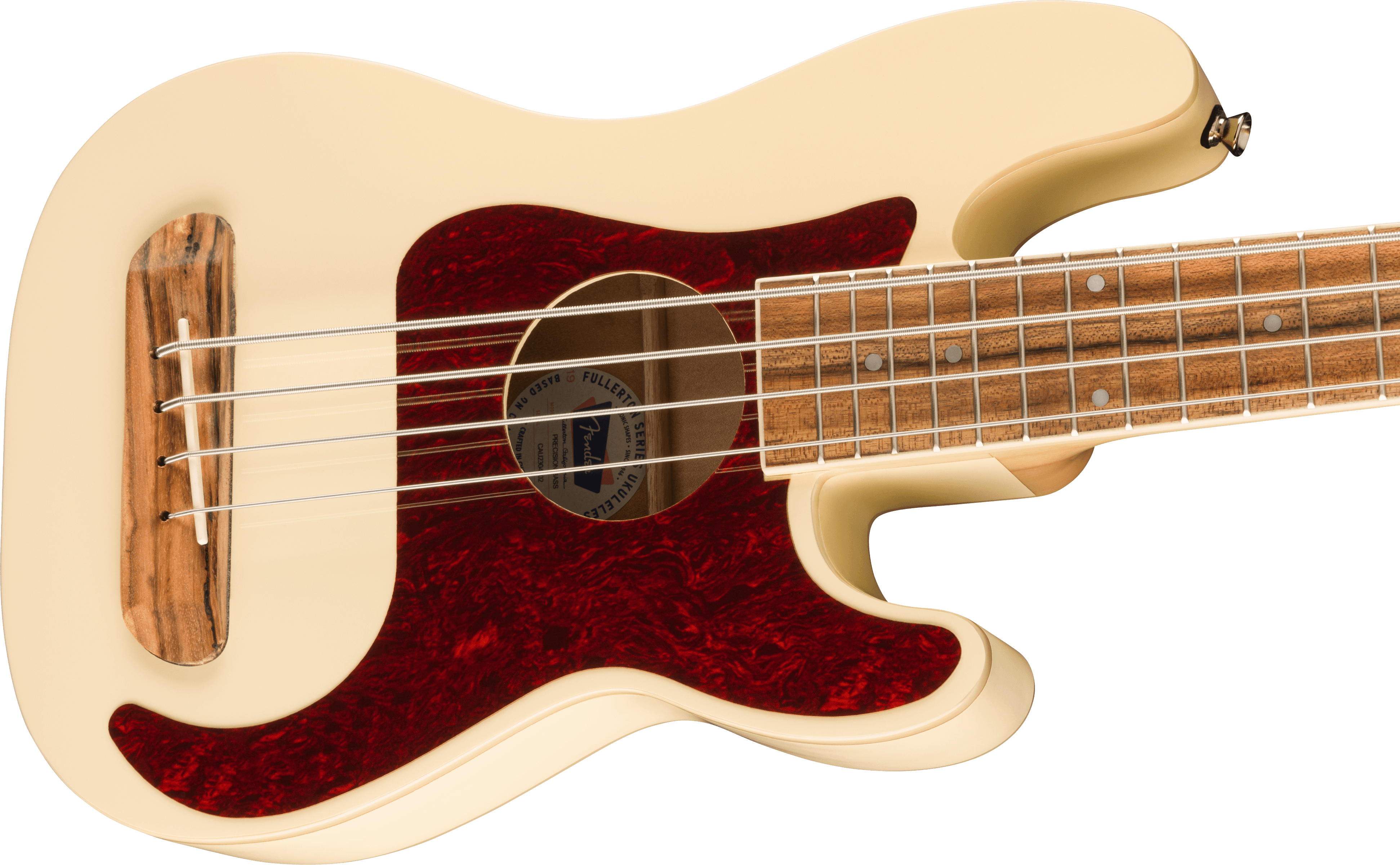 Fender Fullerton Precision Uke Concert Cw Epicea Okoume Noy - Olympic White - Ukulele - Variation 2