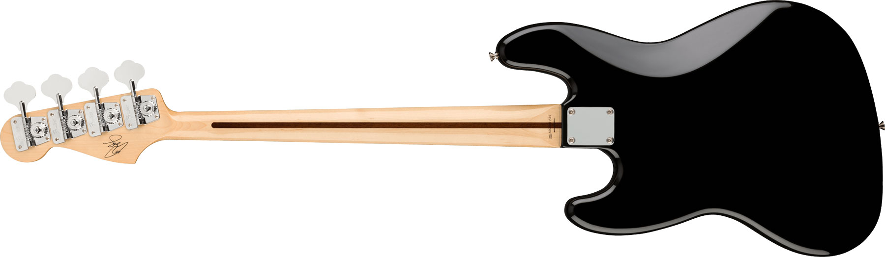 Fender Geddy Lee Jazz Bass Signature Mex Mn - Black - Bajo eléctrico de cuerpo sólido - Variation 1