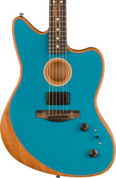 Guitarra folk Fender American Acoustasonic Jazzmaster - Ocean turquoise