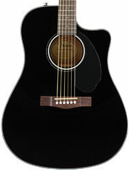 Guitarra folk Fender CD-60SCE - Black