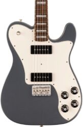 Guitarra eléctrica de autor Fender Chris Shiflett Cleaver Telecaster Deluxe (USA, RW) - Charcoal frost metallic