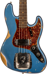 Bajo eléctrico de cuerpo sólido Fender Custom Shop 1961 Jazz Bass #CZ556667 - Heavy relic lake placid blue