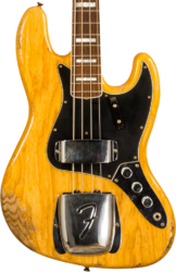 Bajo eléctrico de cuerpo sólido Fender Custom Shop Jazz Bass Custom - Heavy relic aged natural