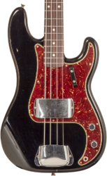Bajo eléctrico de cuerpo sólido Fender Custom Shop 1962 Precision Bass #R133798 - Journey Man Relic Black