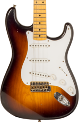 Guitarra eléctrica con forma de str. Fender Custom Shop 70th Anniversary 1954 Stratocaster Ltd #XN4199 - Journeyman relic wide-fade 2-color sunburst