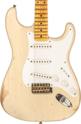 Guitarra eléctrica con forma de str. Fender Custom Shop 70th Anniversary 1954 Stratocaster #XN4342 - Relic vintage blonde