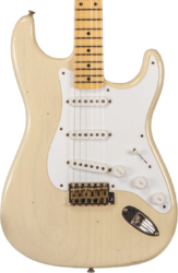 Guitarra eléctrica con forma de str. Fender Custom Shop 70th Anniversary 1954 Stratocaster #XN4912 - Journeyman relic vintage blonde