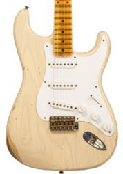 Guitarra eléctrica con forma de str. Fender Custom Shop 70th Anniversary 1954 Stratocaster #XN5051 - Relic vintage blonde