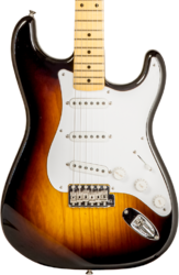 Guitarra eléctrica con forma de str. Fender Custom Shop 70th Anniversary 1954 Stratocaster Ltd #XN4597 - Time capsule 2-color sunburst