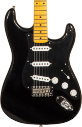 Guitarra eléctrica con forma de str. Fender Custom Shop 1955 Stratocaster #R127877 - Closet classic black