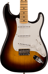 Guitarra eléctrica con forma de str. Fender Custom Shop Vintage Custom '55 Hardtail Strat - Time Capsule 2-Color Sunburst