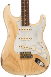 Guitarra eléctrica con forma de str. Fender Custom Shop 1956 Stratocaster #R134776 - Relic natural blonde