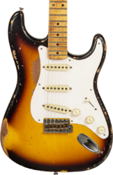 Guitarra eléctrica con forma de str. Fender Custom Shop Stratocaster 1956 Masterbuilt K.McMillin #R129060 - Heavy relic 2-color sunburst
