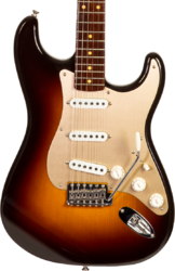 Guitarra eléctrica con forma de tel Fender Custom Shop 1957 Stratocaster #CZ548509 - Closet classic 2-color sunburst