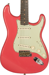 Guitarra eléctrica con forma de str. Fender Custom Shop 1959 Stratocaster #CZ571088 - Journeyman relic aged fiesta red