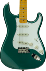 Guitarra eléctrica con forma de str. Fender Custom Shop Vintage Custom 1962 Stratocaster #R146869 - Time Capsule Sherwood Green Metallic