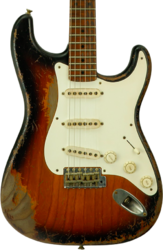 Guitarra eléctrica con forma de str. Fender Custom Shop 1950s Stratocaster Masterbuilt Austin MacNutt #R132343 - Heavy Relic 2-Color Sunburst