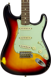 Guitarra eléctrica con forma de str. Fender Custom Shop 60's Stratocaster Masterbuilt Andy Hicks #AH0416 - Relic 3-Color Sunburst