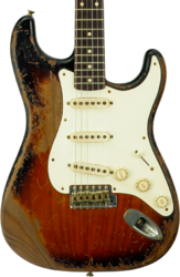 Guitarra eléctrica con forma de str. Fender Custom Shop Late 1959 Stratocaster Masterbuilt Austin MacNutt #R147577 - Heavy Relic 2-Color Sunburst