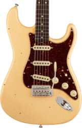 Guitarra eléctrica con forma de str. Fender Custom Shop Postmodern Stratocaster - Journeyman relic vintage white
