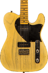 Guitarra eléctrica con forma de tel Fender Custom Shop 1950 Telecaster Masterbuilt Jason Smith #R111000 - Relic nocaster blonde