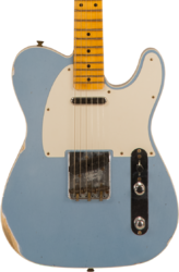 Guitarra eléctrica con forma de tel Fender Custom Shop Tomatillo Telecaster Custom #R110879 - Relic lake placid blue