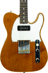 Guitarra eléctrica con forma de tel Fender Custom Shop Double Esquire Custom #CZ590971 - Closet Classic Aged Natural