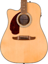 Guitarra folk Fender California Deluxe Redondo CE LH - natural