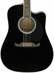 Guitarra folk Fender FA-125CE - Black