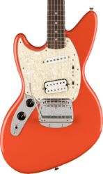 Guitarra electrica para zurdos Fender Jag-Stang Kurt Cobain Gaucher - Fiesta red