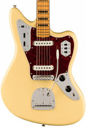 Guitarra electrica retro rock Fender Vintera II '70s Jaguar (MEX, MN) - Vintage white