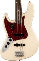 Bajo eléctrico de cuerpo sólido Fender American Vintage II 1966 Jazz Bass LH (USA, RW) - Olympic white