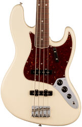 Bajo eléctrico de cuerpo sólido Fender American Vintage II 1966 Jazz Bass (USA, RW) - Olympic white