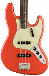 Bajo eléctrico de cuerpo sólido Fender Vintera II '60s Jazz Bass (MEX, RW) - Fiesta red