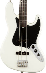 Bajo eléctrico de cuerpo sólido Fender American Performer Jazz Bass (USA, RW) - Arctic white