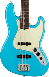 Bajo eléctrico de cuerpo sólido Fender American Professional II Jazz Bass (USA, RW) - Miami blue